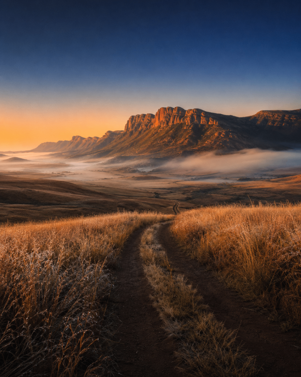 Magaliesberg quartzite ridges and golden bushveld